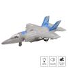 Vokodo Army Air Force Fighter Jet F-22 Toy Military Airplane Friction Powered 1:16 Scale with Fun Lights and Sounds Pretend Play Quality Kids Action Bomber Aircraft Great Gift for Children Boys Girls view 4