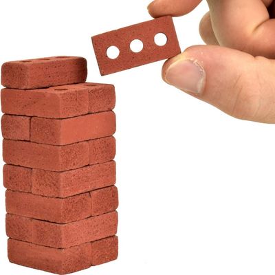 Acacia Grove Mini Red Bricks, 1:6 Scale (16 Pack)