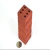 Acacia Grove Mini Red Bricks, 1:6 Scale (16 Pack) view 2