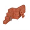 Acacia Grove Mini Red Bricks, 1:6 Scale (16 Pack) view 3