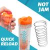 EKIND 4-Pack 12-Round Balls Magazine Clips for Nerf Rival Blaster, Compatible with Apollo XV-700, Zeus XV-1200, Atlas GunTransparent view 4