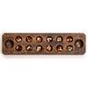 Yellow Mountain Imports Mancala Set with 17.3-Inch Solid Wood Board and Quartz Pebble Playing Pieces view 4