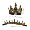 Amosfun Royal Foam King Crown Headband Boys Cosplay Crown Prop Party Favors view 2