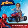 Kid Trax Toddler Marvel's Spider-Man Premium Toddler Quad Ride-On, Kids 18-30 Months, 6V Battery and Charger Included, Max Weight 44 lbs, Red view 3