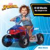 Kid Trax Toddler Marvel's Spider-Man Premium Toddler Quad Ride-On, Kids 18-30 Months, 6V Battery and Charger Included, Max Weight 44 lbs, Red view 4