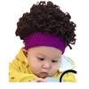 WeeH Kids Wig Hats Halloween Costume Cosplay Winter Kinnted Hat for Boy Girl (Purple) view 1