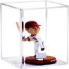 Better Display Cases Clear Acrylic Figure Display Case for Figurine Miniature Doll Bobblehead , Doll Stands Display Box for Figures,DIM:5.5" L x 5.5" W x 9.5" H. (A016-CB-TT) view 1