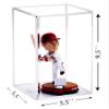 Better Display Cases Clear Acrylic Figure Display Case for Figurine Miniature Doll Bobblehead , Doll Stands Display Box for Figures,DIM:5.5" L x 5.5" W x 9.5" H. (A016-CB-TT) view 2