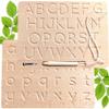 CosmoKool Montessori Alphabet Tracing Board | ABC + ABC| Lowercase + Uppercase Double Sided | ABC Letters| Alphabet Learning Toys 3+ Year Old Toddler Writing Tools Preschool Classroom Must Haves view 1
