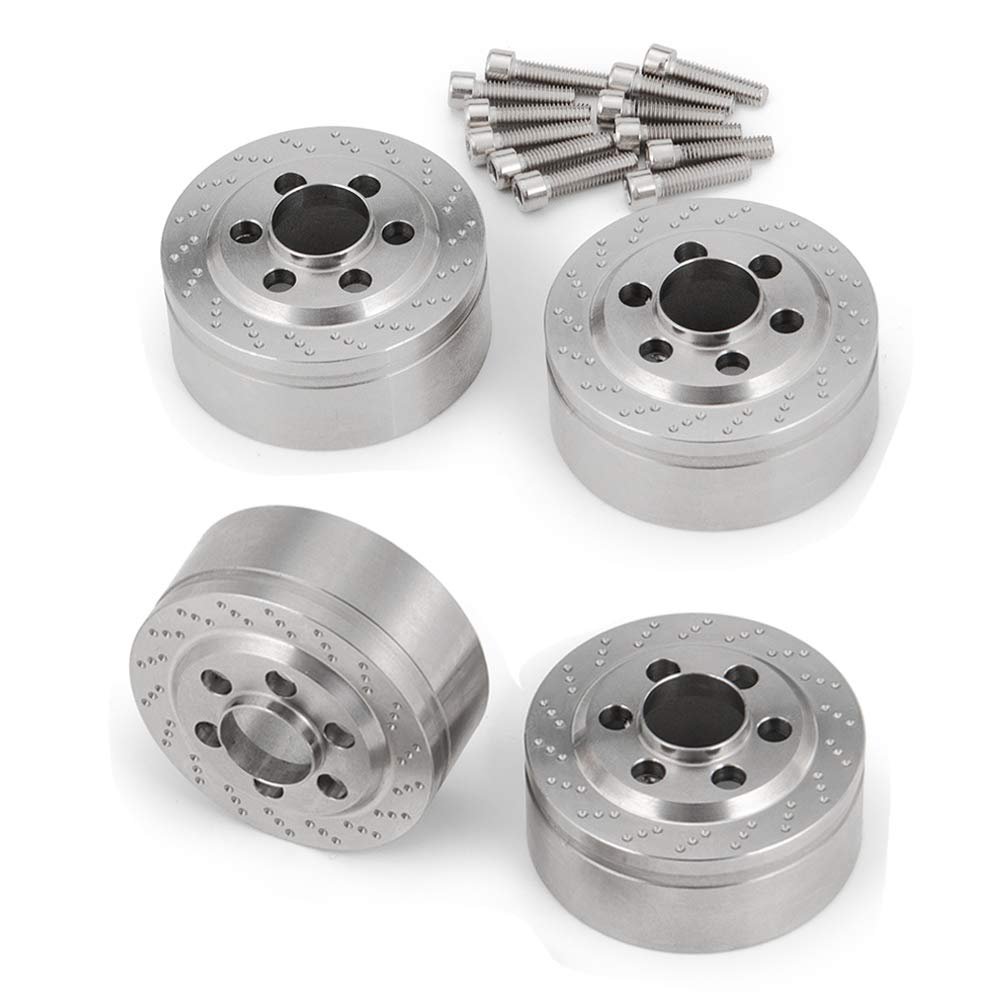 4Pcs Stainless Steel Internal Wheel Weights for 1/10 RC Crawler 2.2" Beadlock Wheels Balance Weights 90048