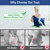 iPlay, iLearn Bouncy Pals Bull Hopping Horse, Plush Inflatable Animal Hopper, Indoor n Outdoor Ride on Jumping Bounce Toys, Birthday Gift for 18 Months 2 3 4 5 Year Old Kids Toddlers Boys Girls view 4