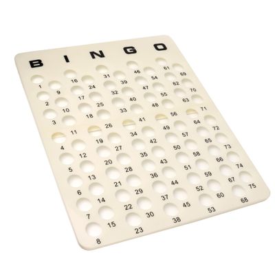 GSE Games & Sports Expert Professinal Bingo Master Board for 1.5" Balls, Bingo Calling Board for Parties, Large Groups, Family Game Night