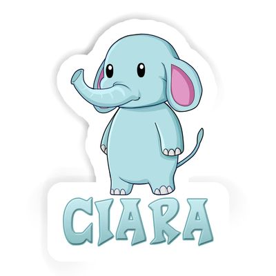 Ciara Elephant Sticker (Large, 14x9.8 inch)