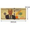 1000 Dollar 2025 USA President Bill Banknote, One Thousand 24k Gold Coated USA President Legacy Limited Edition Million Dollar Bill Great Gift for Currency Collectors and Republican (50) view 2
