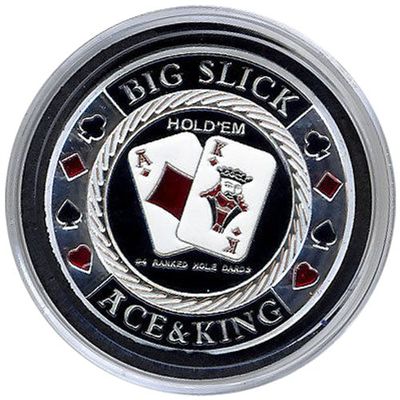 Big Slick (Ace & King) Silver Card Guard