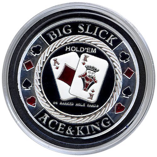 Big Slick (Ace & King) Silver Card Guard