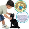 TigerHart Boone The Black Cat - 13 Inch Stuffed Animal Plush view 2