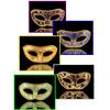 Messar 14 Pieces Masquerade Masks, Half Face Mardi Gras Masquerade Mask Venetian Masks Set for Carnival Prom Ball Fancy Dress Party Supplies Costume Accessory (Set 3) view 3