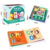 Baby Bath Books, Nontoxic Fabric Soft Baby Cloth Books, Early Education Toys, Waterproof Baby Books for Toddler, Infants Perfect Shower Toy, Kids Bath Toys Birthday Gift (Pack of 8) view 3