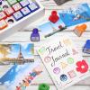 Passport Stamps, City and Country Stamp Set (1 x 1 in, 26 Pieces) view 2