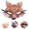 Amosfun Fox Mask Halloween Costume Accessory EVA Mask Party Cosplay Favors Yellow view 2