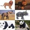 Safari Animals Figures with Activity Play Mat & Storage Box, Realistic Plastic Jumbo Playset, Jungle Wild Zoo Animals Toys for Kids Toddler 3-5, 22Pcs Birthday Gifts Christmas Stocking Stuffers view 4