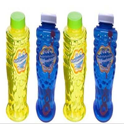 4 Pack Bacon Bubbles and Peanut Butter Bubbles - Two 8oz Bottles of Each - Non Toxic, Tear Free and Safe for Dogs and Kids