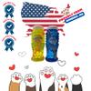 4 Pack Bacon Bubbles and Peanut Butter Bubbles - Two 8oz Bottles of Each - Non Toxic, Tear Free and Safe for Dogs and Kids view 3