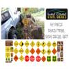 1/10 RC Rock Crawler - 41 Piece DIY Trail & Road Sign Set - Scale Garage Accessory Multiple view 2