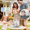 Bubble Machine Durable Automatic Bubble Blower, 18000+ Big Bubbles Per Minute Bubbles for Kids Toddlers Bubble Maker Operated by Plugin or Batteries Bubble Toys for Indoor Outdoor Birthday Party view 4