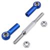 Adjustable 80-98mm Aluminum Turnbuckles and Camber Links with Rod Ends for RC Traxxas Slash 4x4 1/10 Short Course Racing Truck Option Upgrade Parts (Navy Blue) view 2