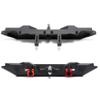 Alloy Rear Bumper w/Tow Trailer Drop Hitch for 1/10 RC TRX4 SCX10II 90046 view 4