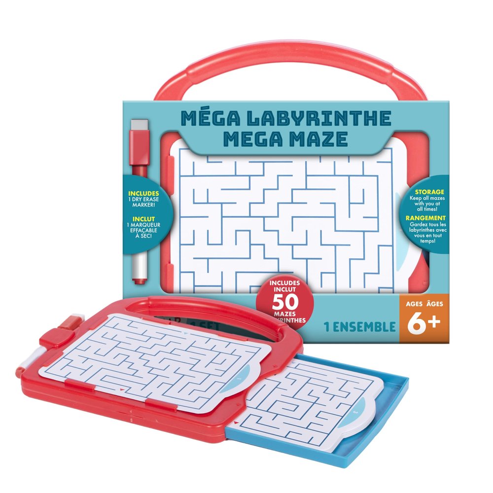Chuckle & Roar Travel Reusable Dry Erase Activity Maze Edition