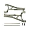 Atomik RC E-Revo 2.0 Front Upper Arm, Gun Metal - Replaces 8631/8632 - Compatible with Traxxas view 1