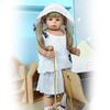 28inch Toddler Reborn Dolls,Standing Huge Baby Full Body Hard Vinyl Handmade Datials Real Realistic Age 1 Dress Masterpiece Doll Great Qualtity Model Collectible (5) view 3
