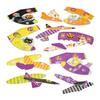 Assorted Colors Foam Spooky Halloween Monster Plastic Glider (1.75" x 8.5") - 50 Pc - Ideal for Trick-or-Treat, Classroom Prizes & Spooky Decorations view 2