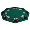 Mandycng 8 Players Poker Table Top Home Use, 48 inches Octagon Fourfold Texas Card Game Table Top, Indoor Hobby Reunion Game Equipment, Entertainment Room Game Domino Game Bench Top view 1