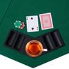 Mandycng 8 Players Poker Table Top Home Use, 48 inches Octagon Fourfold Texas Card Game Table Top, Indoor Hobby Reunion Game Equipment, Entertainment Room Game Domino Game Bench Top view 3
