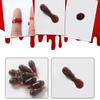 Amosfun 30pcs Halloween Fake Funny Blood Pills Trick Toys Vomiting Blood Capsule Horror Prop Halloween Fun Joke Horror Scary Prank Toy April Fool's Day Cosplay Party Masquerade view 3