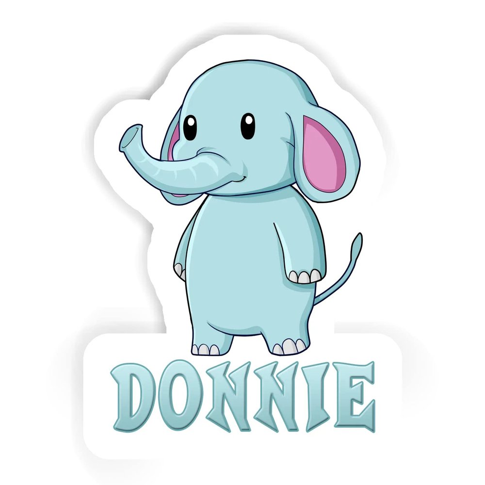 Donnie Elephant Sticker (Large, 14x9.8 inch)