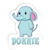 Donnie Elephant Sticker (Large, 14x9.8 inch) view 1