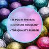Entervending Bouncy Balls for Kids - Party Favors and Gifts for Kids - 25 Pcs Bouncy Balls Bulk 45 mm - Goodie Bag Fillers - Rubber Balls - Large Bouncy Ball view 3