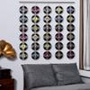 Boao 35 Pieces 7 Inch 1950's Records Decor Rock and Roll Music Party Decorations Retro 70's Wall Decor Fake Records Sign Cutouts for Disco Birthday Music Theme Party Decoration view 4