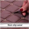 SureKit Car Floor Mats Compatible with Lexus RC 2016-2018 Floor Liner Waterproof Anti-Skid Luxury Leather Full Coverage Liner Front  Rear Mat/Set(Black red) view 4