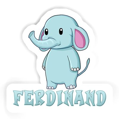 Ferdinand Elephant Sticker (Large, 14x9.8 inch)