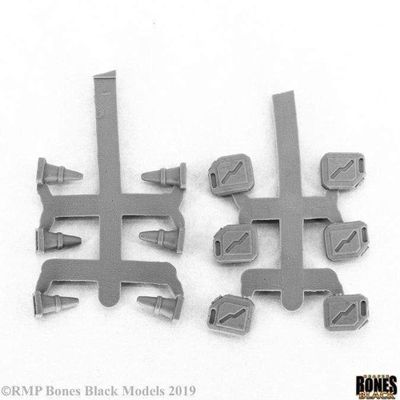 Reaper Bones 49010: Modern Accessories (Gas Cans & Pylons)