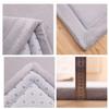 WJXBoos Living Room Non Skid Kids Play Mat, 3 cm Coral Fleece Baby Crawling Carpet Tatami Children Sleeping Rug Toddler Floor Mat-Grey 180x200cm(71x79inch) view 2