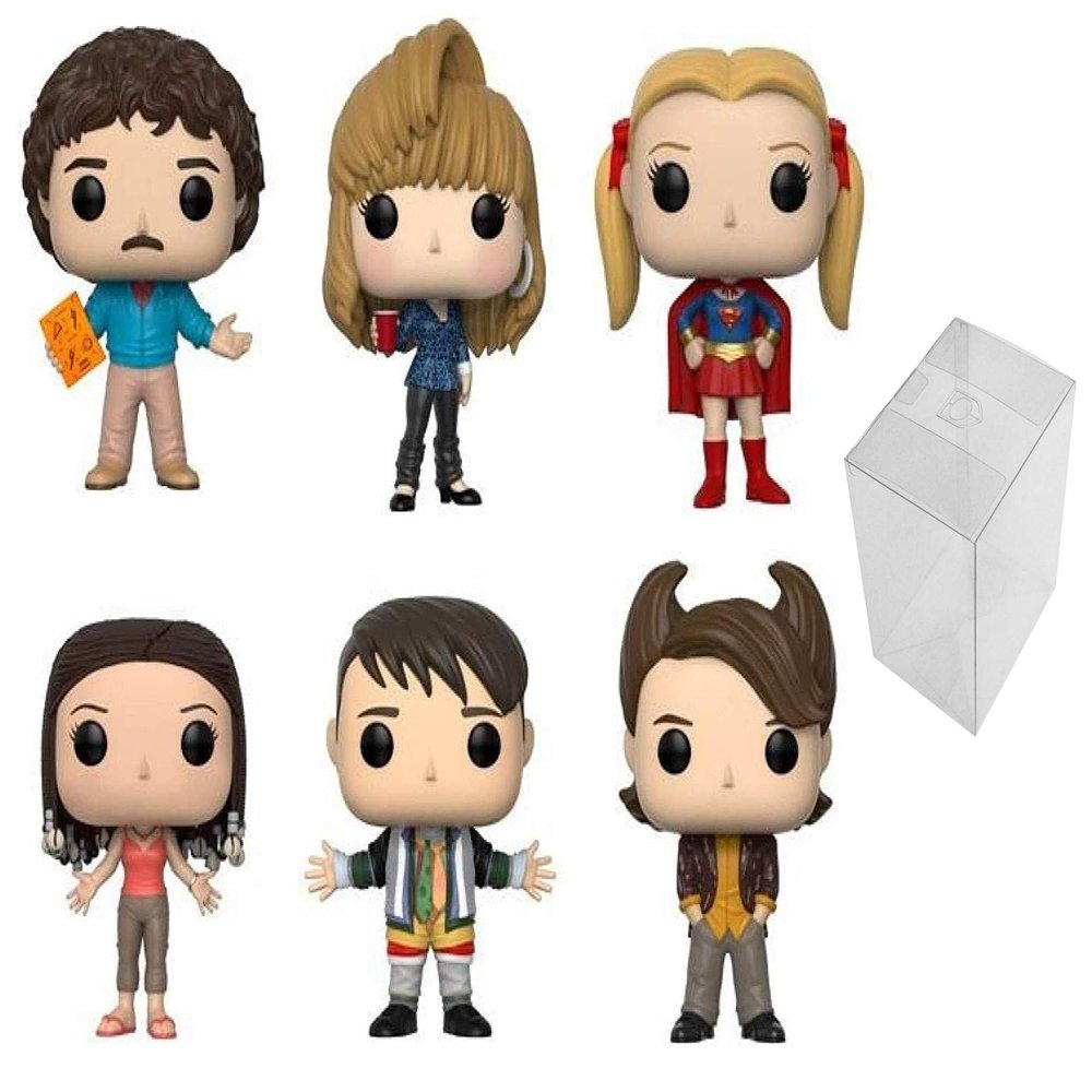 Funko Pop! Television: Friends Series 2 Collectible Vinyl Figures Set of 6 Bundle with 6 PopShield Pop Box Protectors