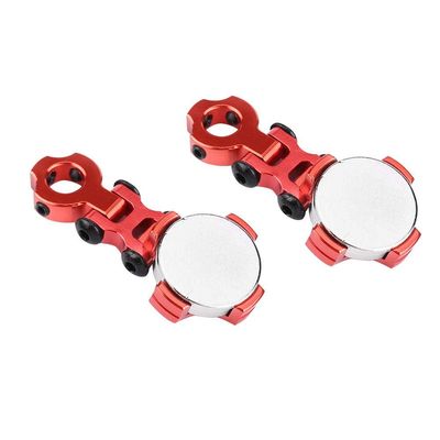 VGEBY1 RC Magnetic Body Mounts, 2Pcs Metal Magnetic Body Post Mount for Model Vehicle(RED)