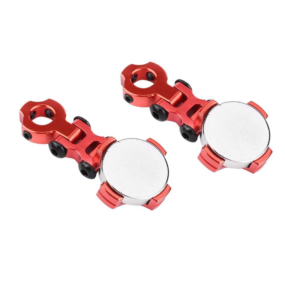 VGEBY1 RC Magnetic Body Mounts, 2Pcs Metal Magnetic Body Post Mount for Model Vehicle(RED)